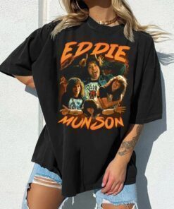 Eddie Munson Bootleg 90s Eddie Munson Vintage Stranger Things 4 Shirt Eddie Munson