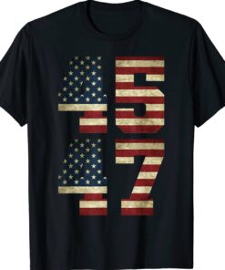 45 47 Trump 2024 Trump Vintage American 45 47 Shirt