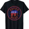 Raised Right Pro Trump Republican American Election Shirt