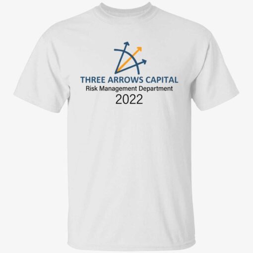 Three arrows capital risk management department 2022 t-shirt