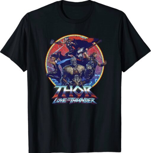 Thor Love and Thunder Character Badge Shirt