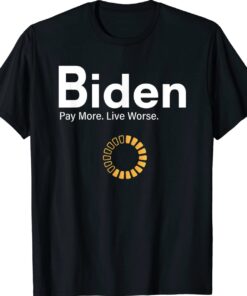 Anti Joe Biden Pay More Live Worse Bidenflation Shirt