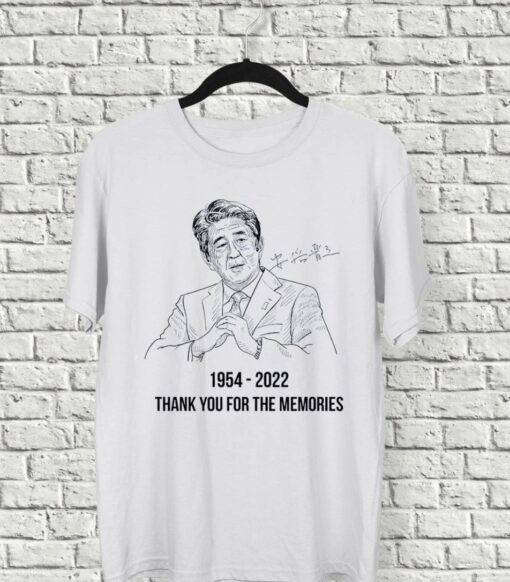 Thank You For The Memories Shinzo Abe 1954-2022 Shirt