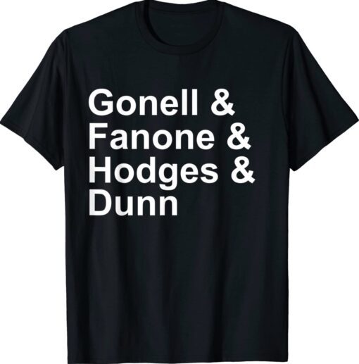 Gonell and Fanone and Hodges and Dunn 4 of july Shirt