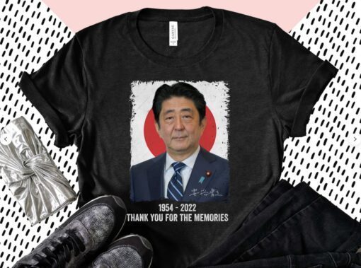 Shinzo Abe Thank You For The Memories Shinzo Abe 1954-2022 Shirt