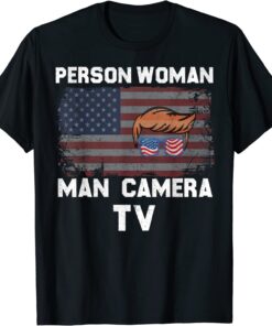 Person, Woman, Man, Camera, Prison american vintage T-Shirt