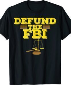 Defund The FBI Trump Raid 2024 President Political Vintage T-Shirt
