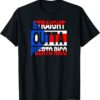 T-Shirt Straight Outta Puerto Rico, Puerto Rican lover Flag
