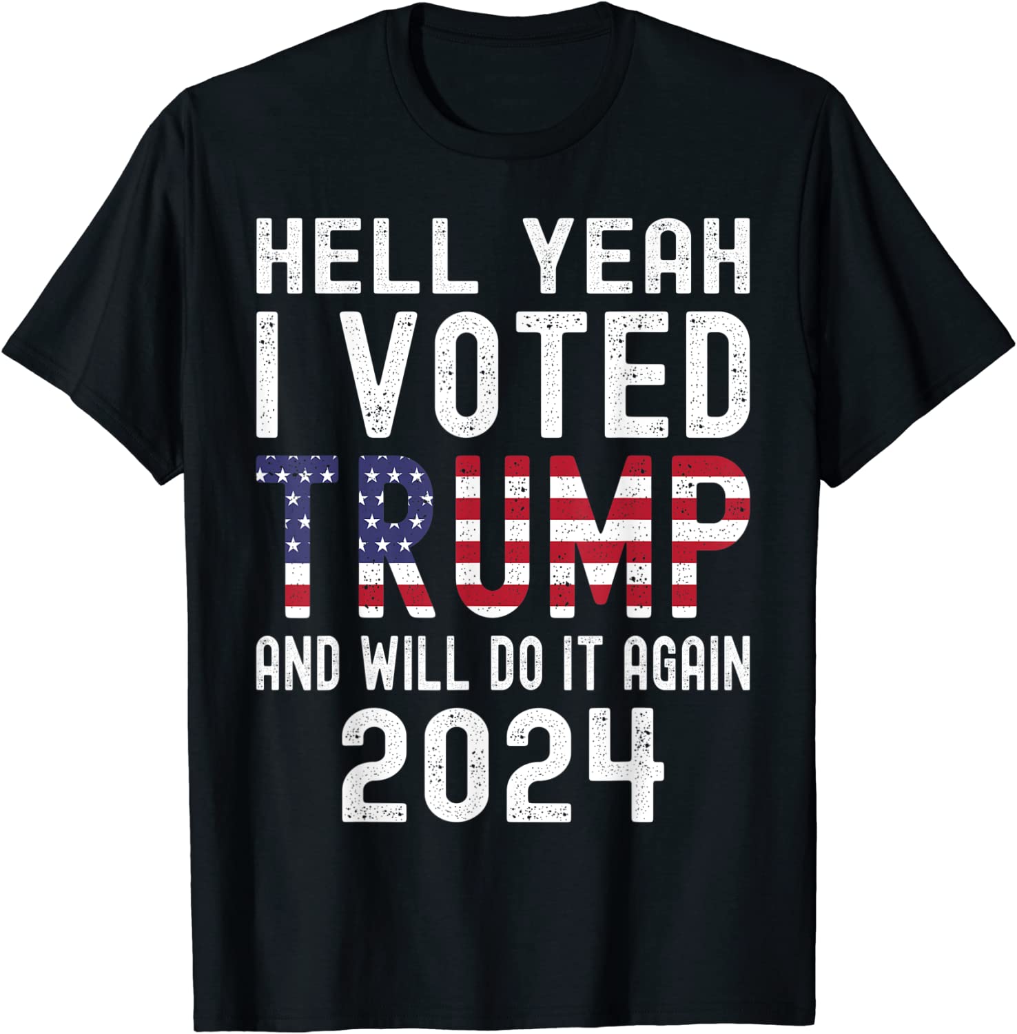 Official Trump 2024 I Voted Trump Flag USA Flag Trump 2024 Shirt