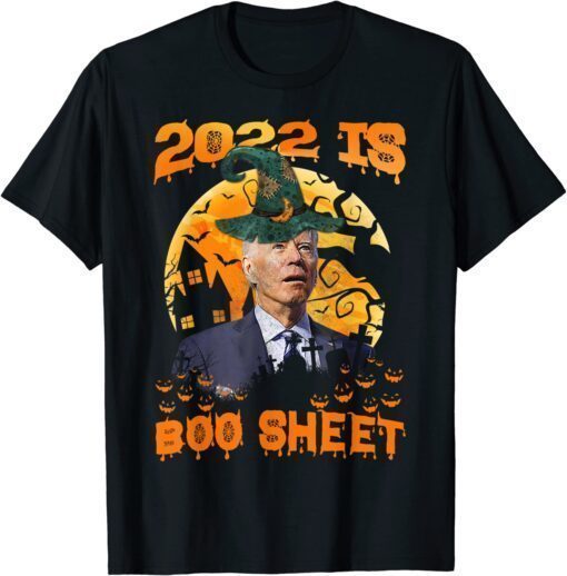 T-Shirt Biden Confused Halloween 2022 Is Boo Sheet