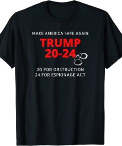 T-Shirt Anti Trump Lock Him Up, Trump 20-24 years Espionage