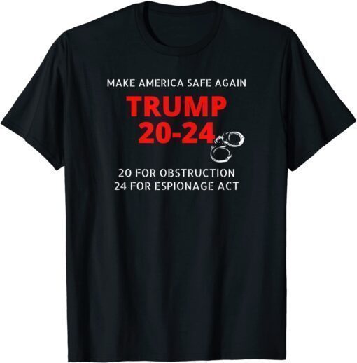 T-Shirt Anti Trump Lock Him Up, Trump 20-24 years Espionage