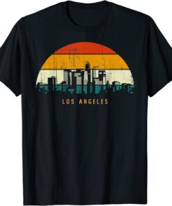 Style skyline cityscape California Los Angeles Shirts