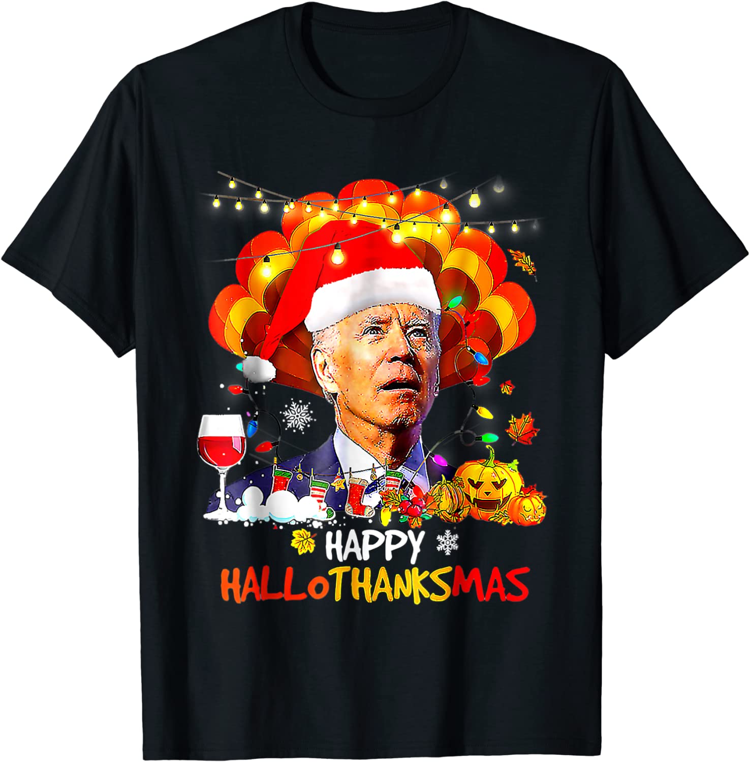 happy hallothanksmas shirts