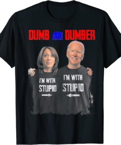 Dumb And Dumber Haris and Biden Vote For Trump 2024 Gift Shirts