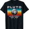 Never Forget Pluto, Retro Style Space, Science, astronomy 2022 T-Shirt