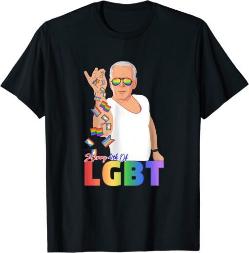 Anti Biden Salt Merry 4th Of LGBTQ Coming Out Day 2022 T-Shirt