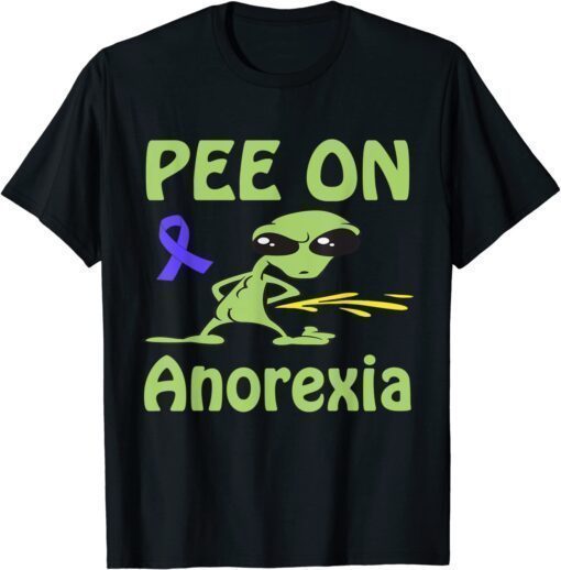 Alien Pee On Anorexia Tee Shirt