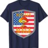 Anti Trump ,Nuclear Maga America Trump USA Flag T-Shirt