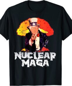 Nuclear Maga America Trump USA Flag T-Shirt