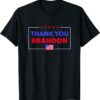 Vintage Let's Go Brandon Brandon Won Anti Trump Pro Biden President T-Shirt