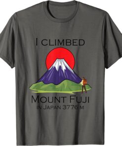 Climbing Mount Fuji Funny T-Shirt