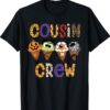 Cousin Crew Halloween Horror Ice Cream Pumpkin Face Monster Shirt