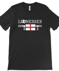 England Lionesses Euro 2022 Football Flag Fan Winners Champion T-Shirt