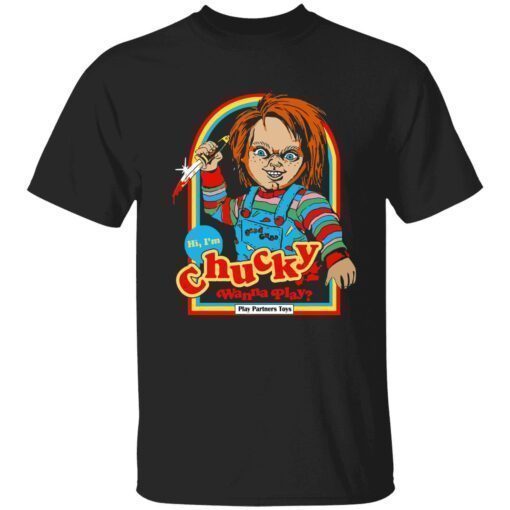 Hi i’m chucky wanna play play partners toys t-shirt