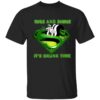 Squirrel rise and shine it’s skunk time t-shirt