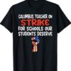 Columbus Ohio Teachers Strike OH US Flag Shirt