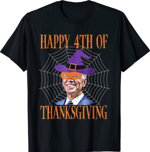 Biden Halloween Pumpkin Mask Funny Political Shirt