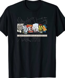 Spider-Man 60th Anniversary Comic Clippings Logo Shirt