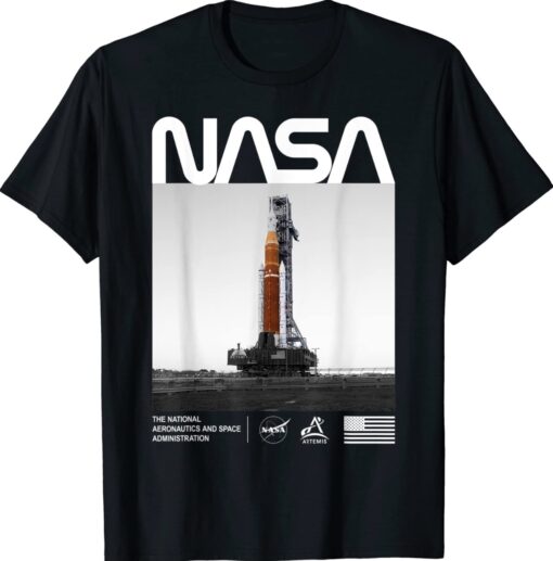 NASA Artemis SLS Space Launch System Worm Insignia Shirt