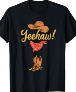 Yeehaw Cowboy Cowgirl Western Country Rodeo Shirt