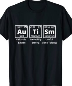 Autism Periodic Table Elements Spelling Shirt
