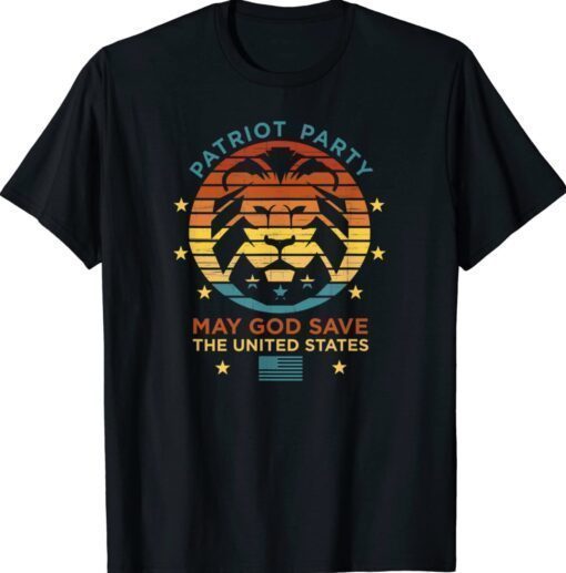 Trump 2024 Election Patriot Party God Save United States Shirt