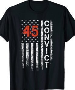 Convict 45 No One Is Above The Law Anti Trump Shirt