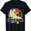 Class Of 2035 Grow With Me First Day Of School Dinosaur Shirt