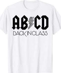 ABCD Back In Class Leopard Back To School Shirt