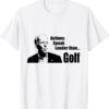 Action Speaks Louder Than Golf Dark Brandon Biden Golfing Shirt