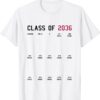 Class of 2036 Graduation First Day of School Grow With Me Shirt