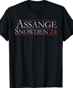 Assange Snowden 24 Shirt