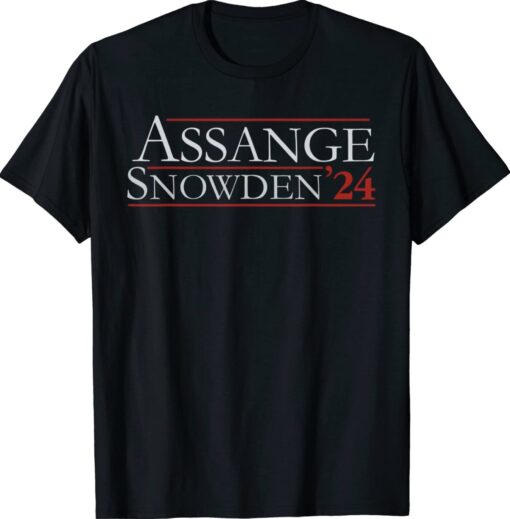 Assange Snowden 24 Shirt