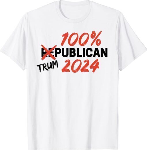 Trump 2024 Trumpublican Rally Supporter Gift Shirt