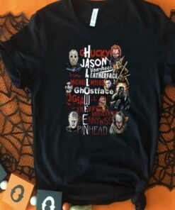 Halloween Horror Movie Killers Scary Friends Shirt
