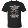Skull i am a grumpy old man i love freedom drink beer t-shirt
