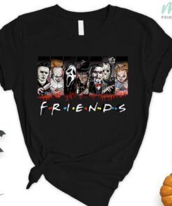 Friends Halloween Horror Movie Killers Spooky Season Shirt