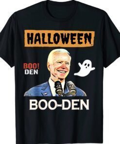 Biden Halloween Boo Den Funny Biden Anti Biden Shirt