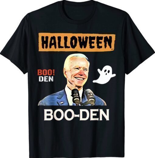 Biden Halloween Boo Den Funny Biden Anti Biden Shirt